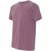 imageCOMFORT COLORS Heavyweight Ring Spun Pocket Tee  Royal CaribeXxlarge berry