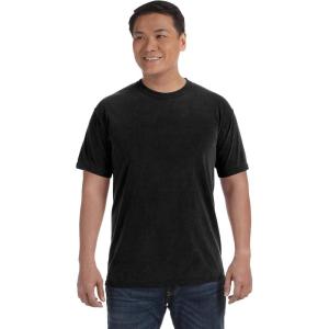 imageCOMFORT COLORS Heavyweight Ring Spun Pocket Tee  Royal CaribeBlack