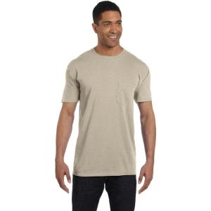 imageCOMFORT COLORS Heavyweight Ring Spun Pocket Tee  Royal CaribeMulticoloured